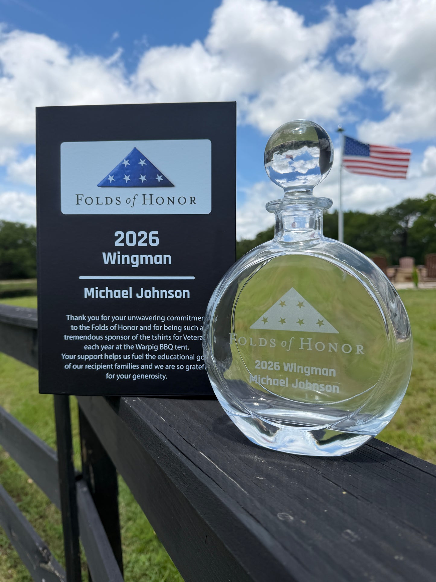Premium Glass Decanter & Display Box