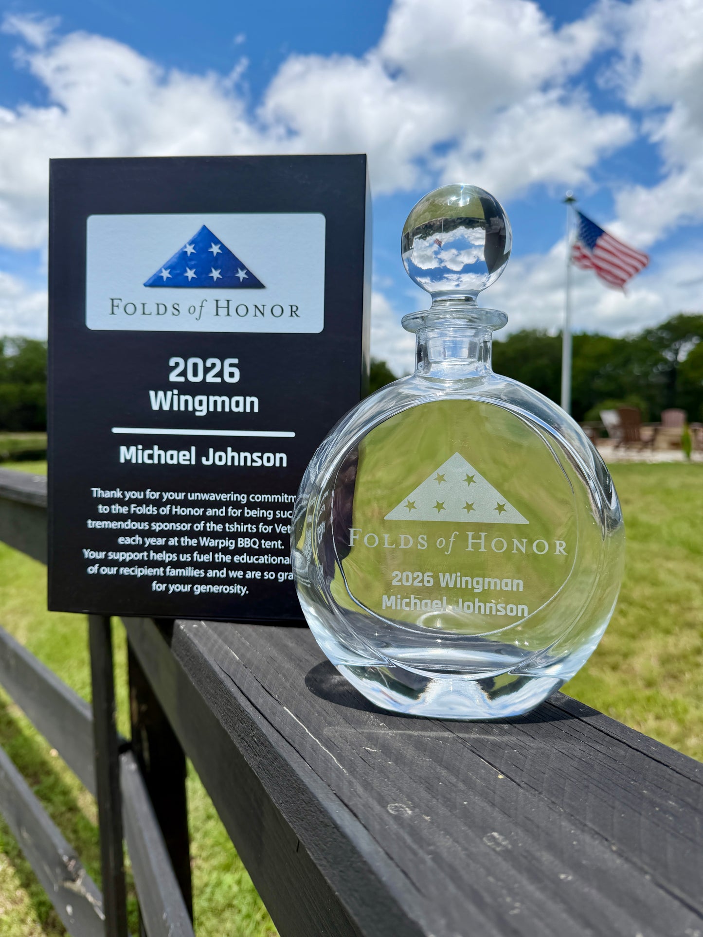 Premium Glass Decanter & Display Box
