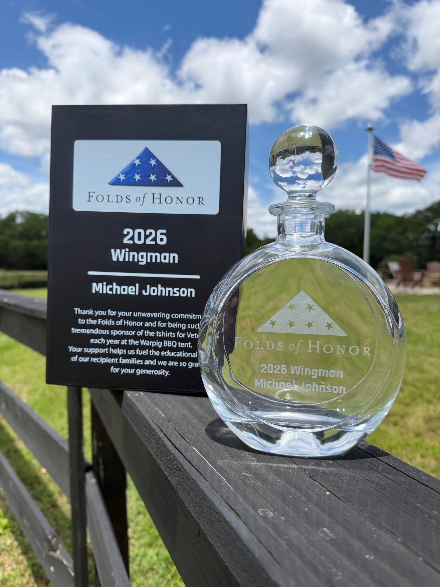 Premium Glass Decanter & Display Box
