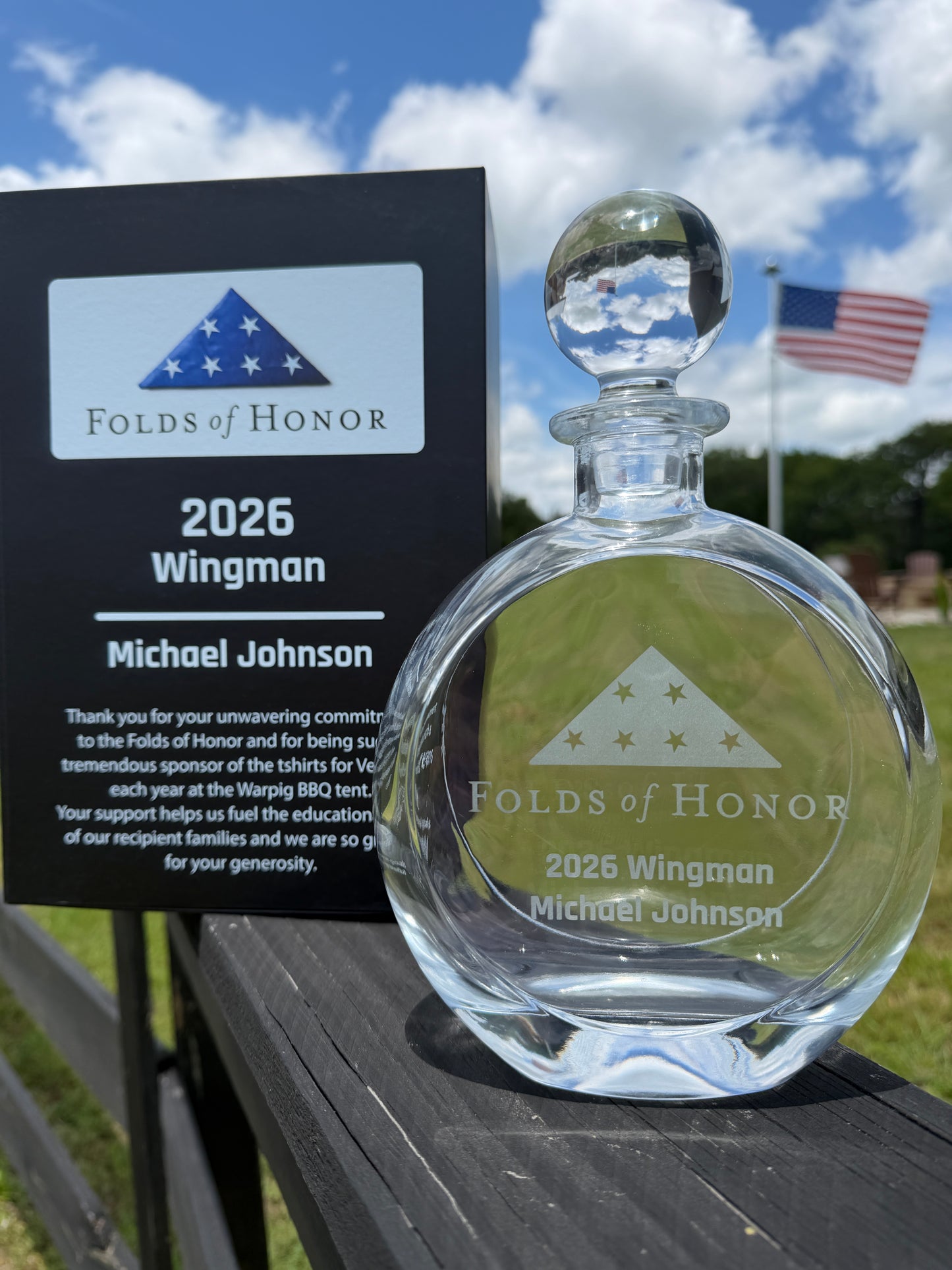 Premium Glass Decanter & Display Box