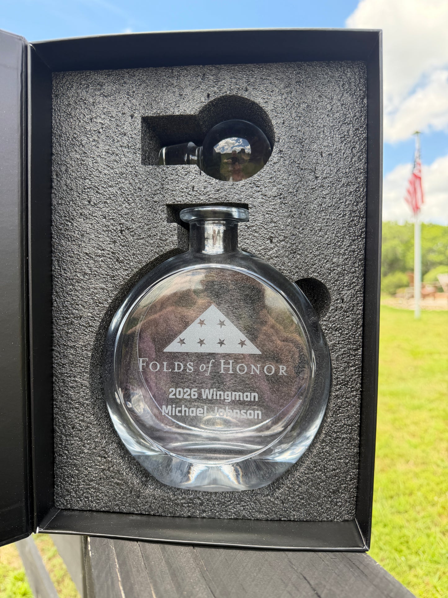 Premium Glass Decanter & Display Box