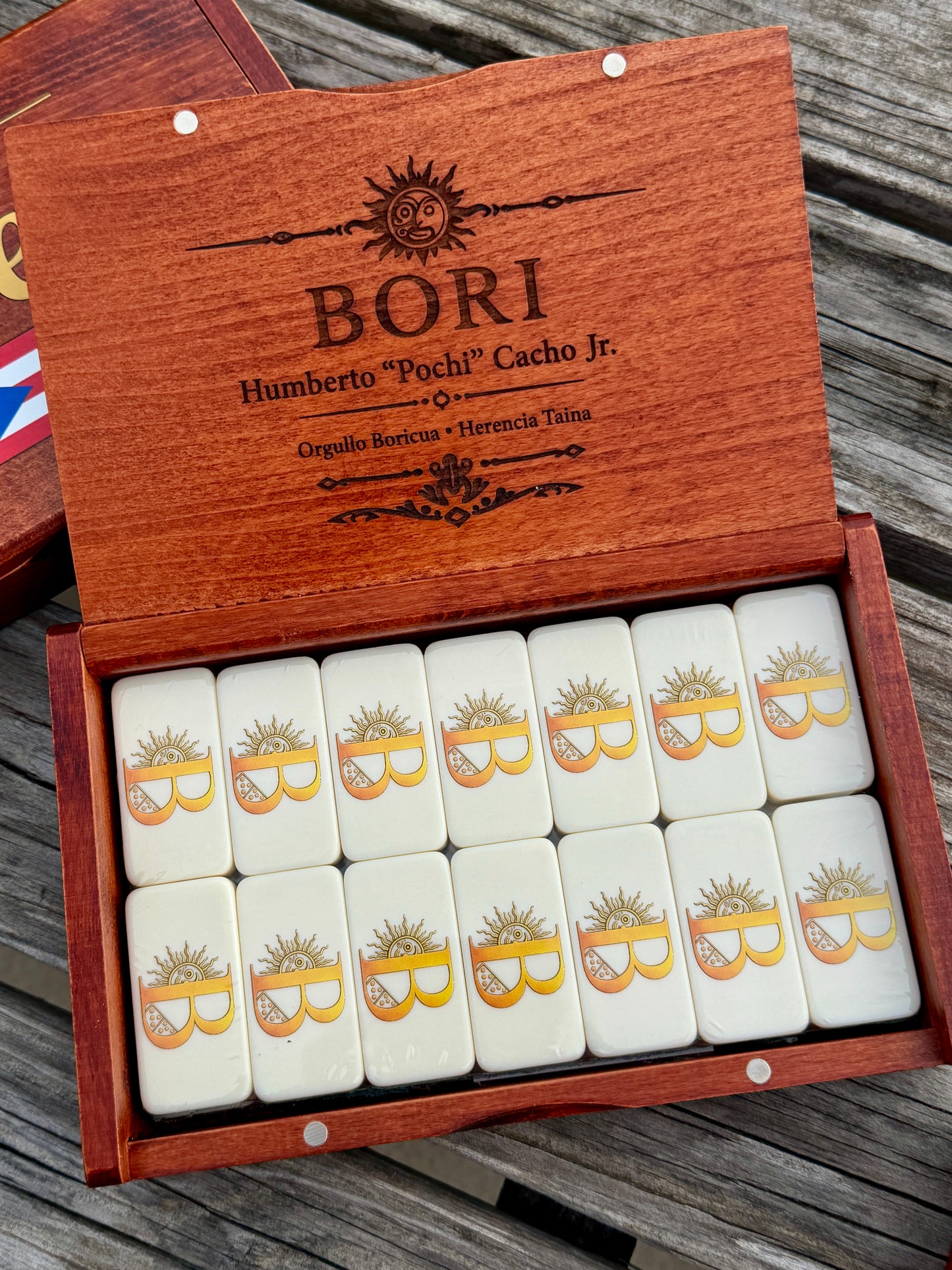Custom Professional Tournament Dominoes – Personalized Jumbo Double 6 Set