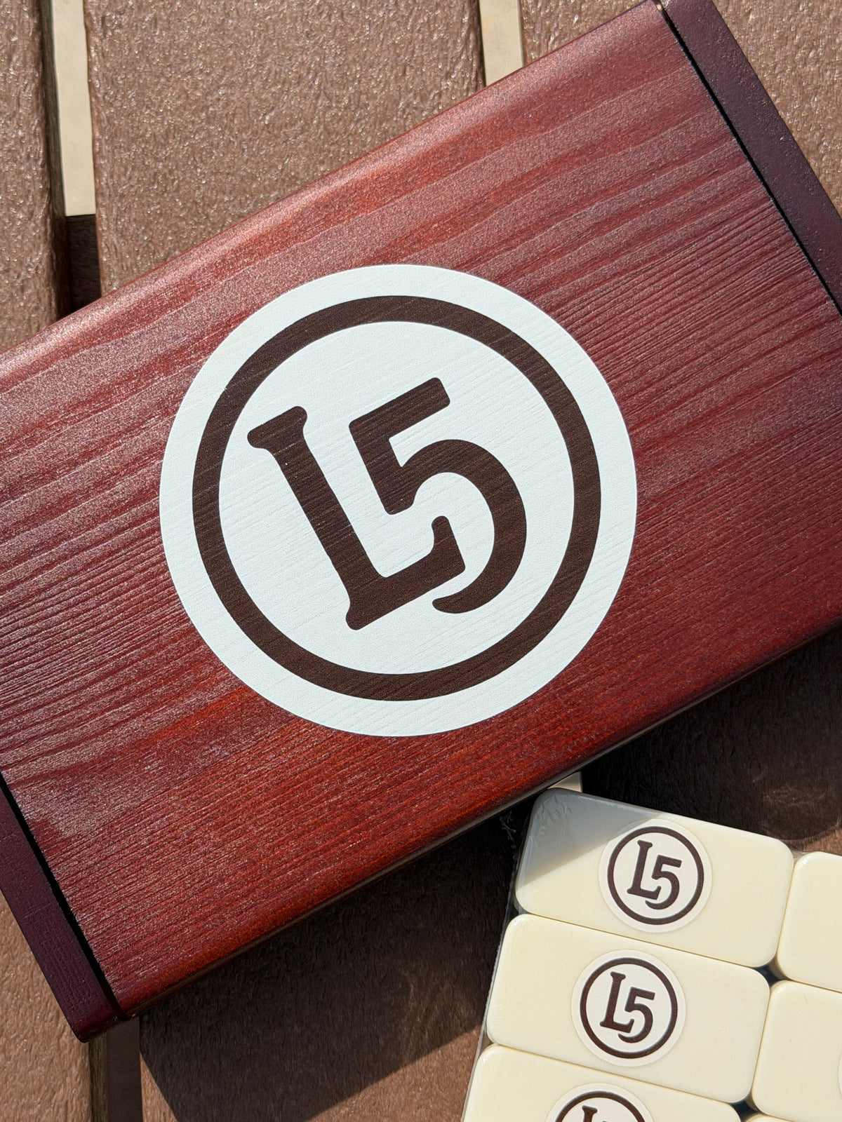 Custom Hunting Lodge Dominoes Set – Personalized UV-Printed Dominos in Premium Gift Box