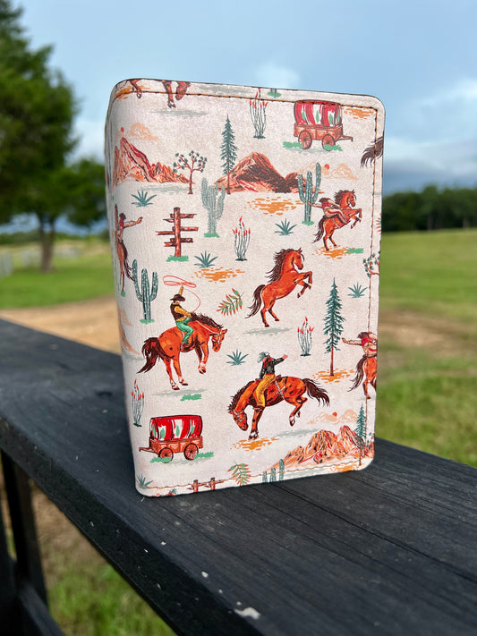 Vintage Western Printed Notebook