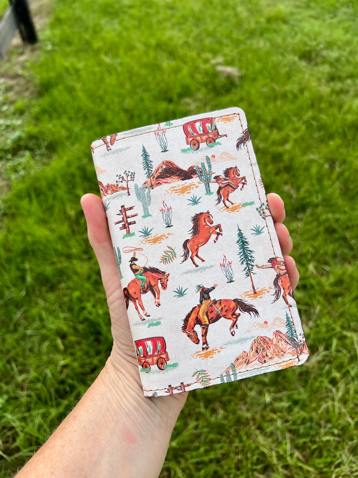 Vintage Western Printed Notebook