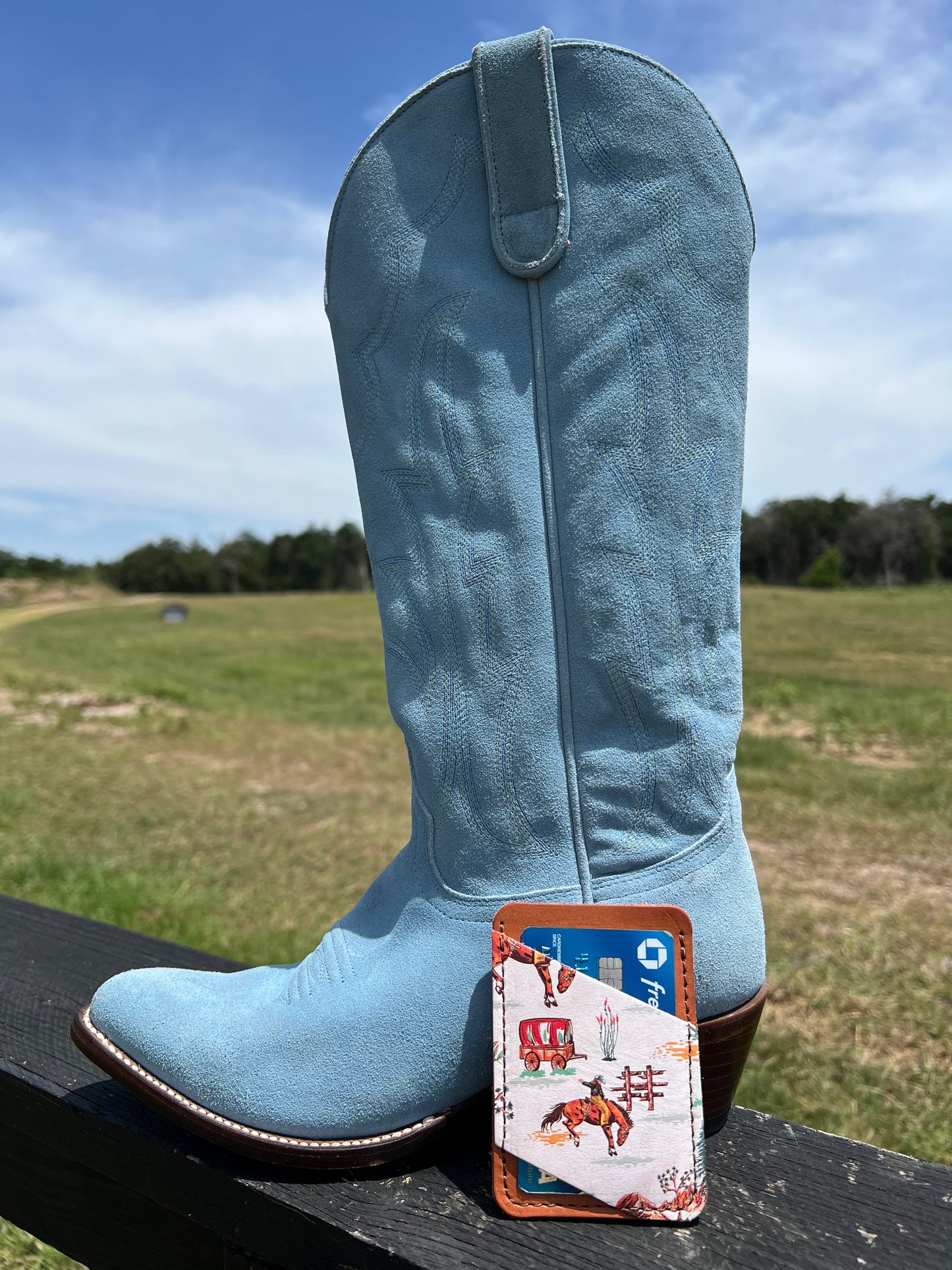 Boot Wallet - Western Slim Card Holder