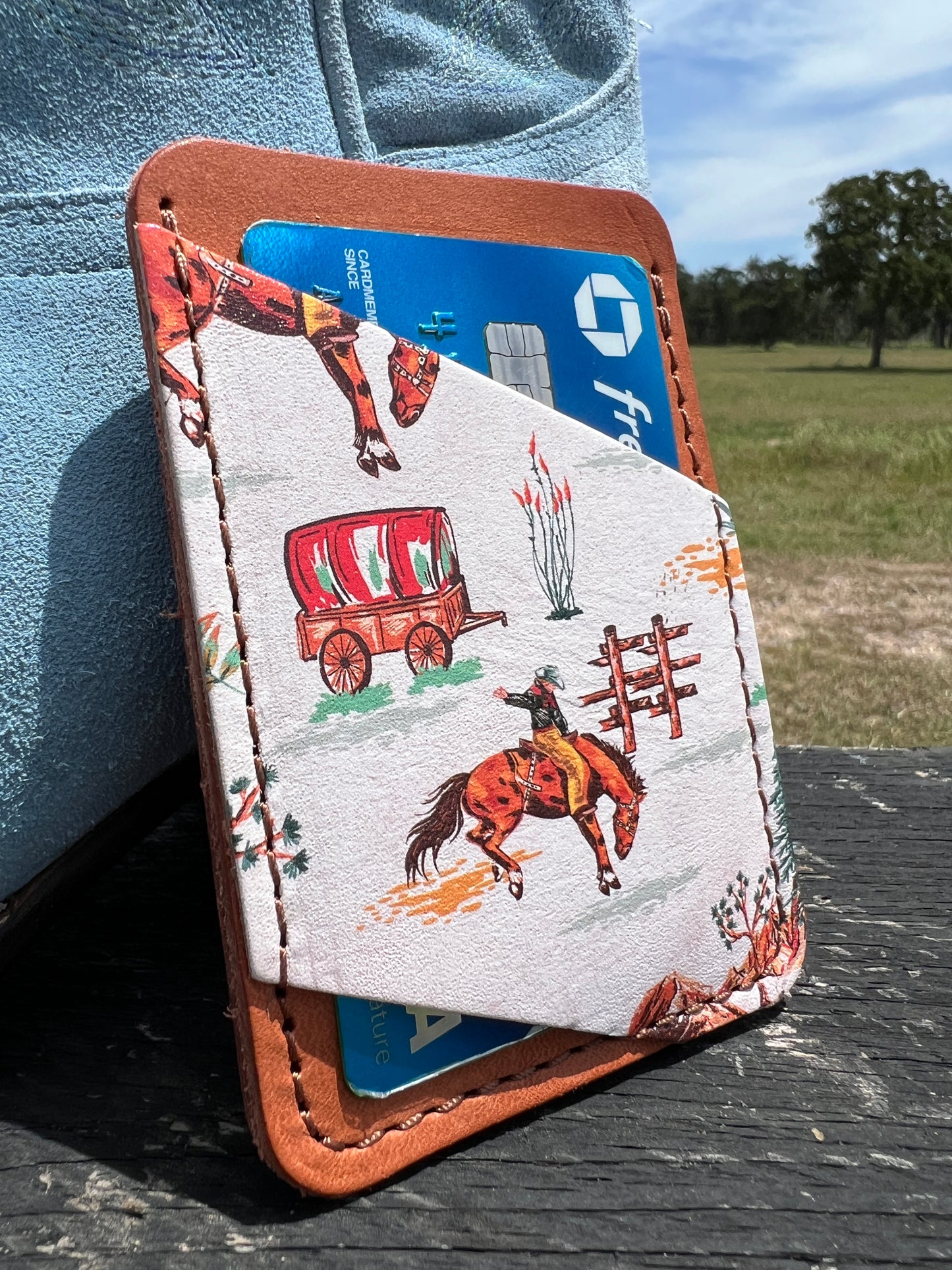 Boot Wallet - Western Slim Card Holder