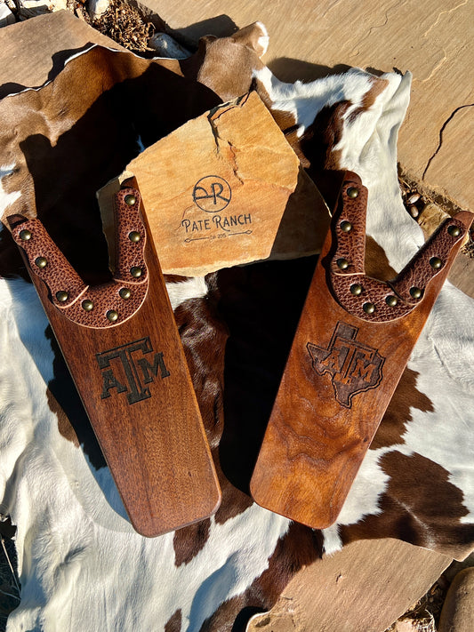 University Licensed Black Walnut Boot Jack