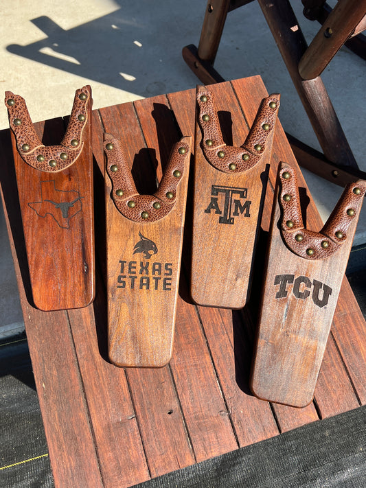 University Licensed Black Walnut Boot Jack