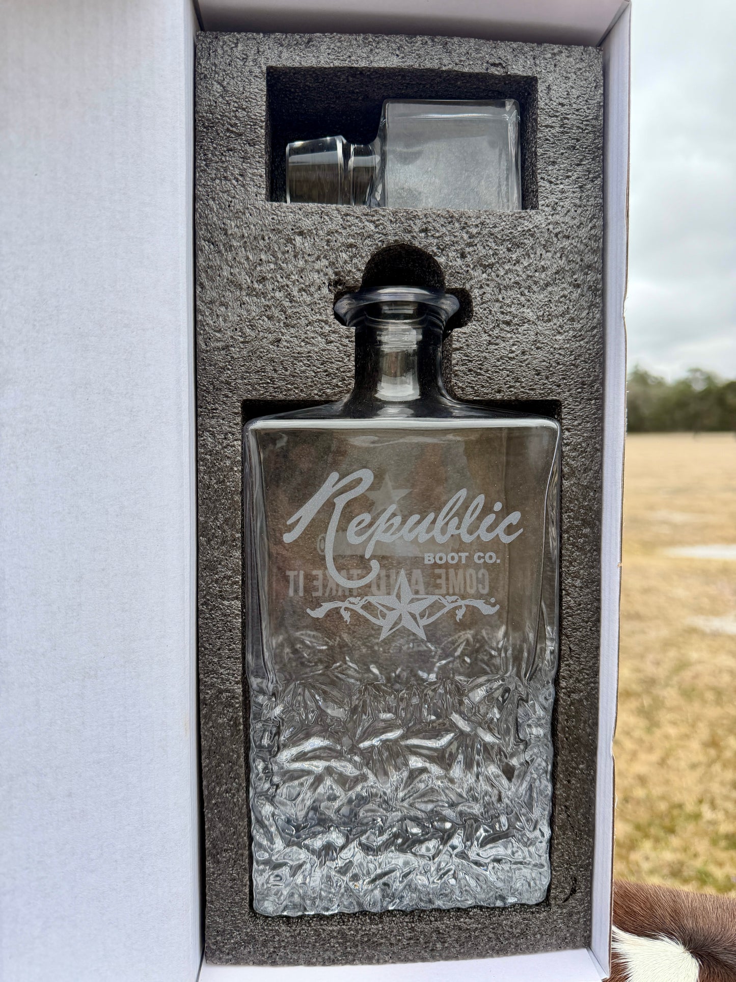 Glass Whiskey Decanter