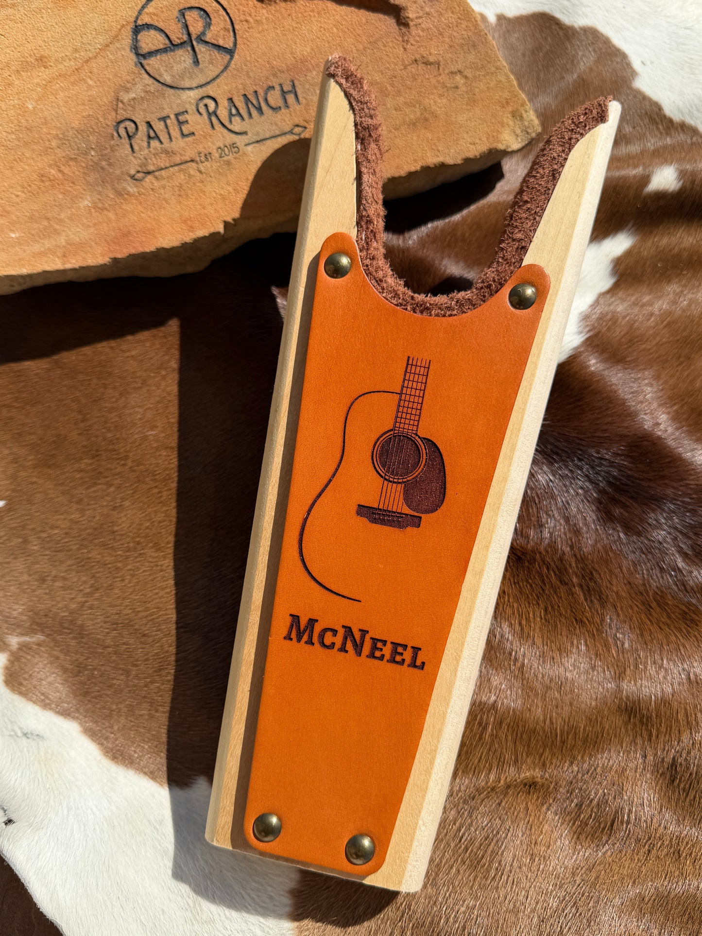 Boot Jack with Leather Inlay