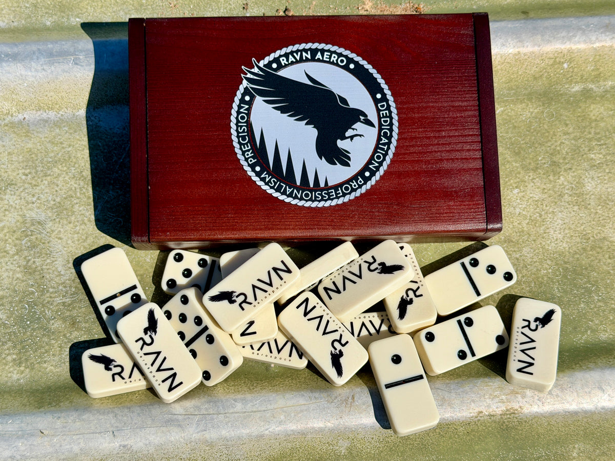 Custom Hunting Lodge Dominoes Set – Personalized UV-Printed Dominos in Premium Gift Box