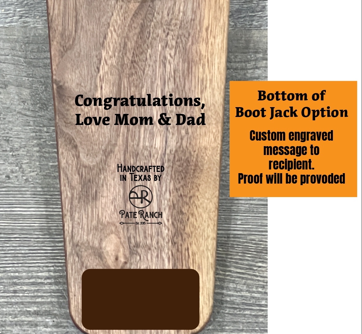 Walnut Wood Boot Jack