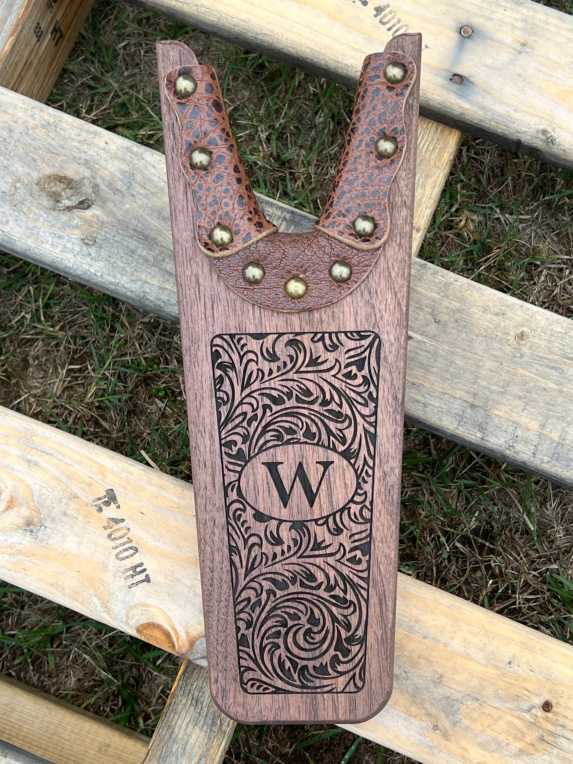 Black Walnut Wooden Boot Jack - PateRanchCreations