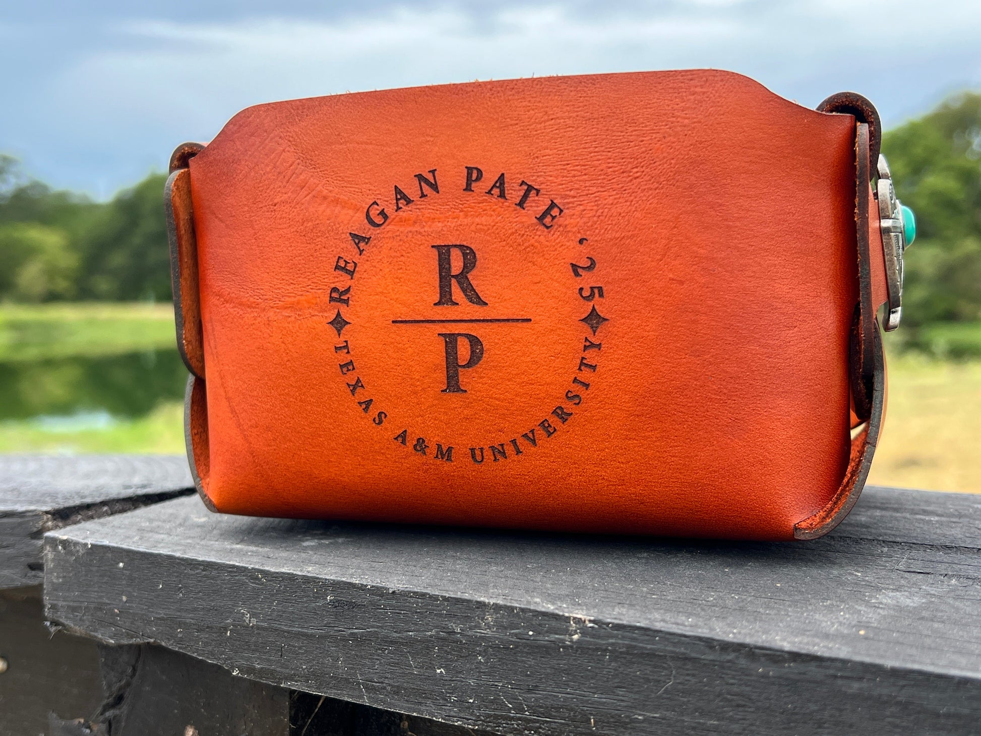 Leather Catch All - Leather Bucket - PateRanchCreations