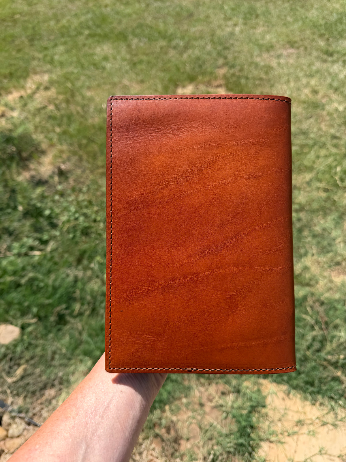 Premium leather A5 padfolio by Pate Ranch Creations
